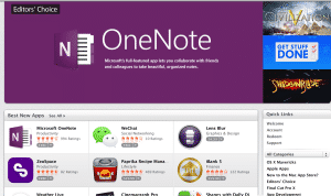 OneNoteappstore 300x178 - Office on the iPad signals the start of the Nadella Era at Microsoft
