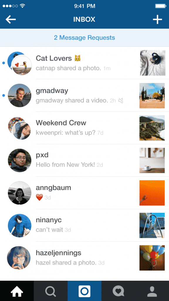 Sending a direct message is a great way to increase engagement on Instagram. Photo via Instagram. Sending a direct message is a great way to increase engagement on Instagram. Photo via Instagram.