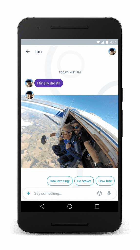 Google Allo - a Predictive Chat App Allo photo smart reply 1200x2142 574x1024 - Google Allo - a Predictive Chat App