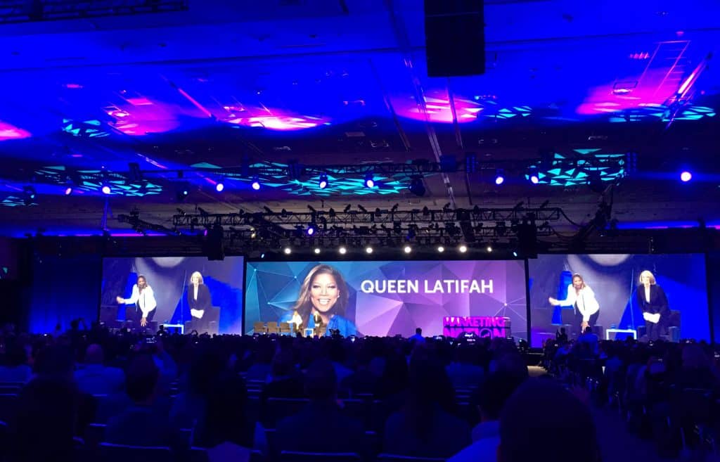 Queen Latifah fireside chat at Marketo’s Marketing Nation Summit 2017