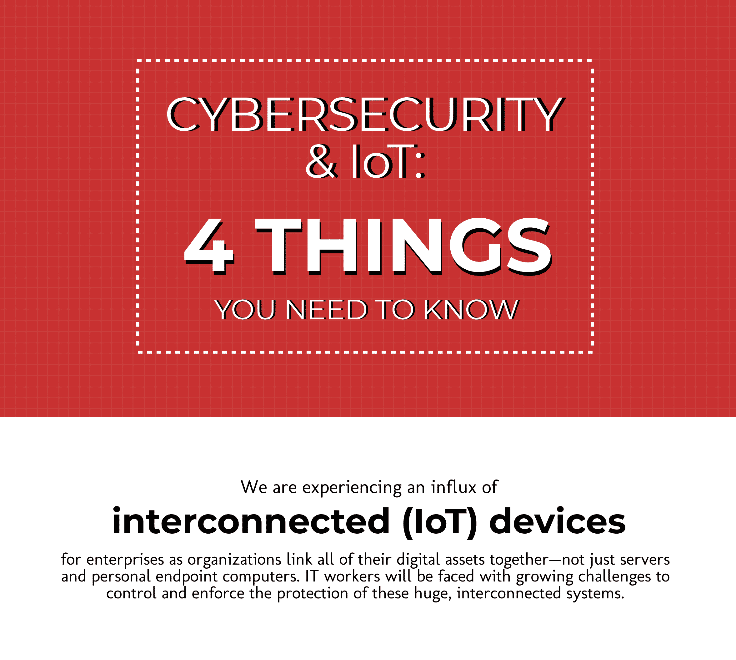 Cybersecurity & IoT: 4 Things You Need to Know