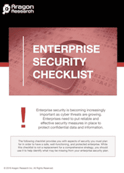 Enterprise Security Checklist 2 - Free Technology Ebooks and Checklists