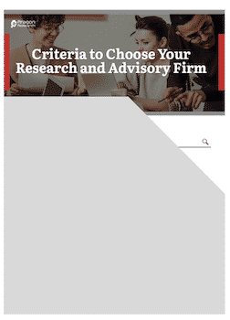 Criteria to Choose Your Research and Advisory Firm 1 - Ebooks and Checklists