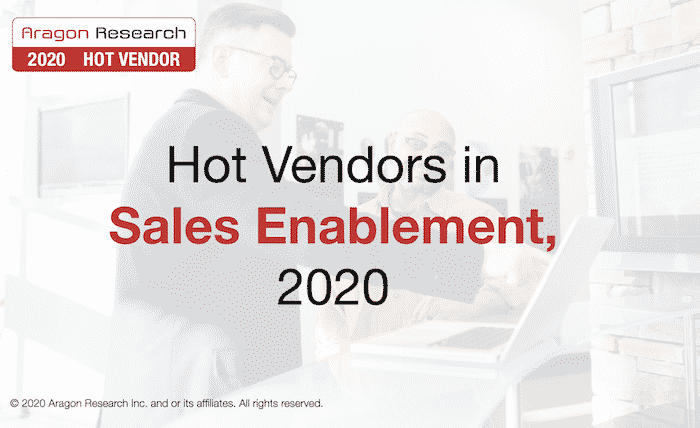 Hot Vendors in Sales Enablement, 2020