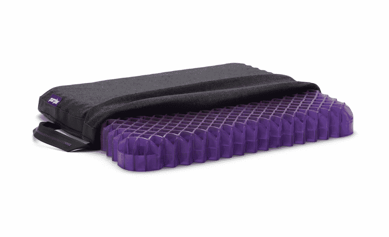 purple seat cushion