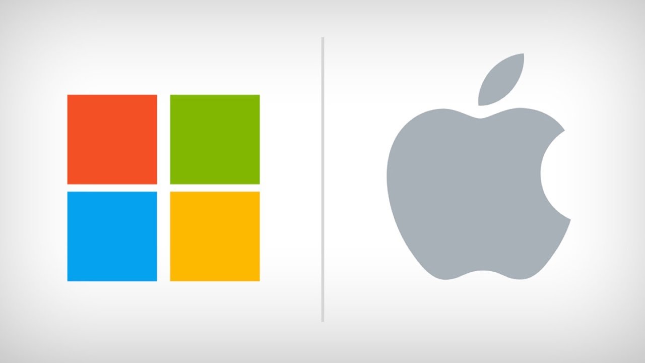 Apple and Microsoft stocks are both up a record amount.