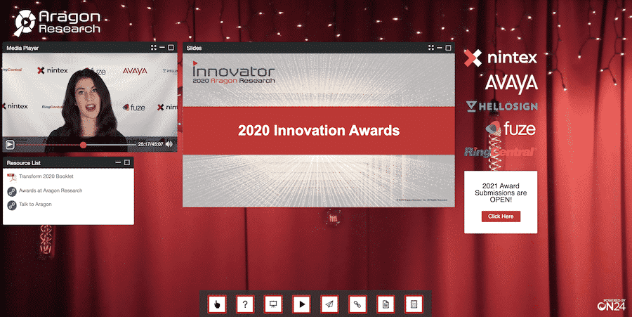 award nomination info for 2021 Innovation awards