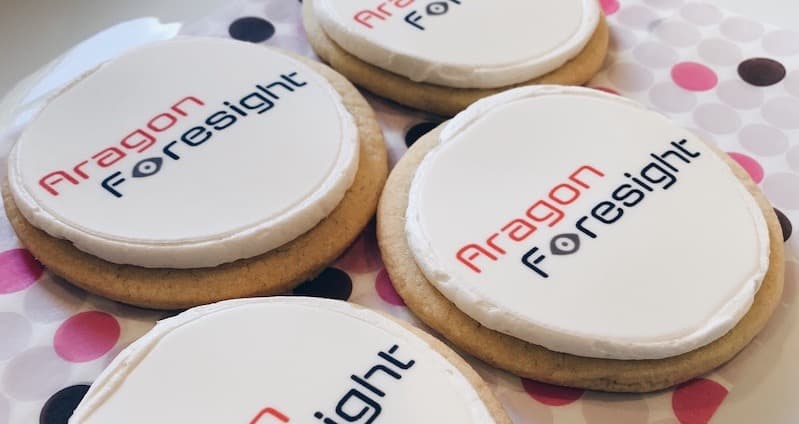 Aragon Foresight cookies as part of service launch celebration