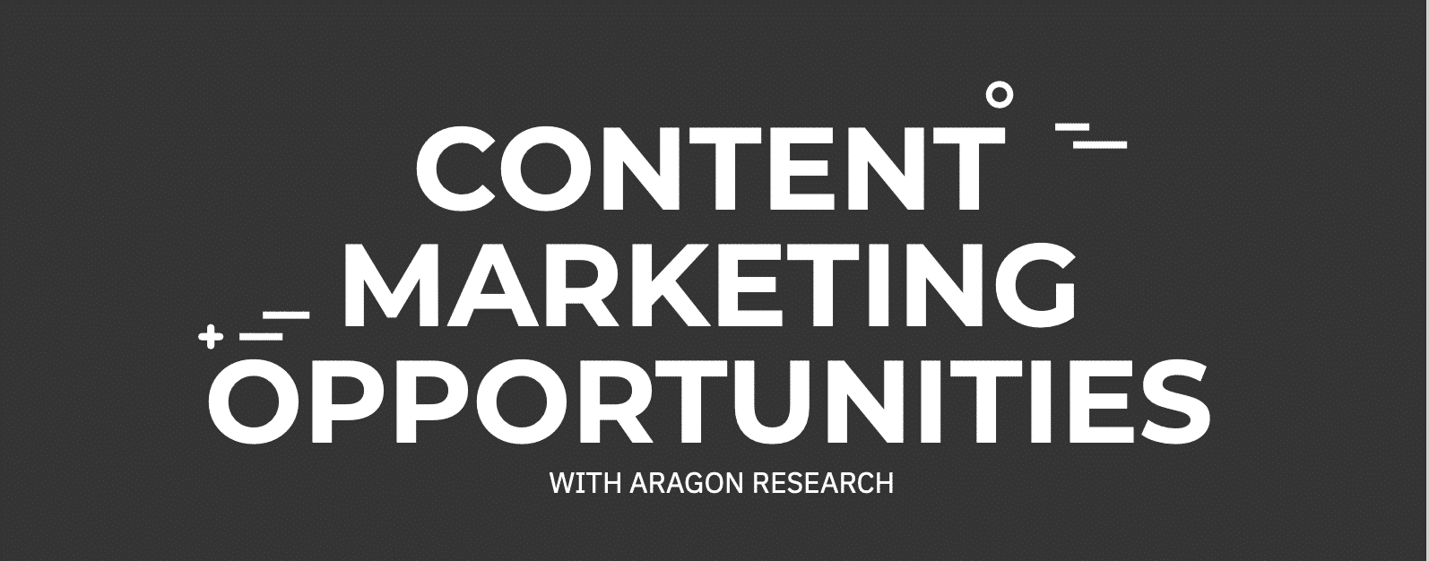 Content Marketing Opportunities