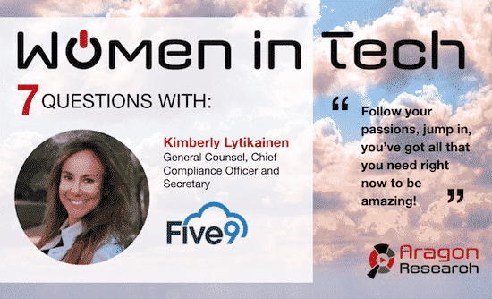 Kimberly 1 1 - 7 Questions With Five9's Kimberly Lytikainen