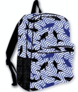Sharks Backpack Filled for Grades 2-5