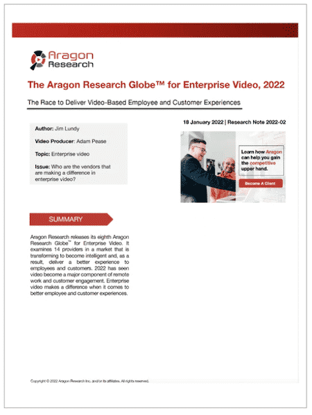 Enterprise Video - Special Report: Using Modern Technology to Improve Employee Experience