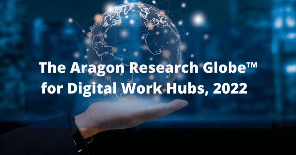The Aragon Research Globe™ for Digital Work Hubs, 2022