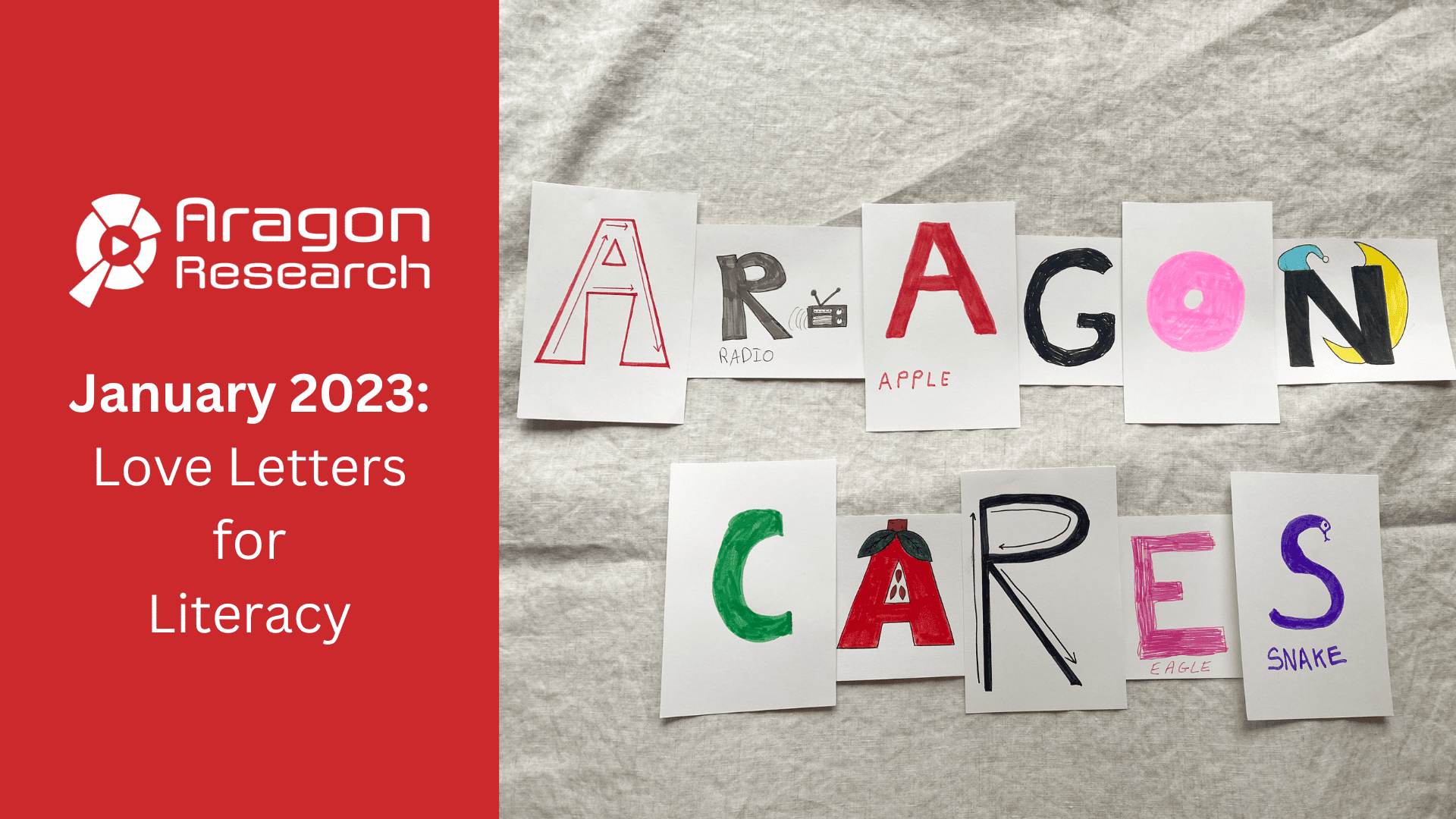 Aragon Cares January 2023: Love Letters for Literacy