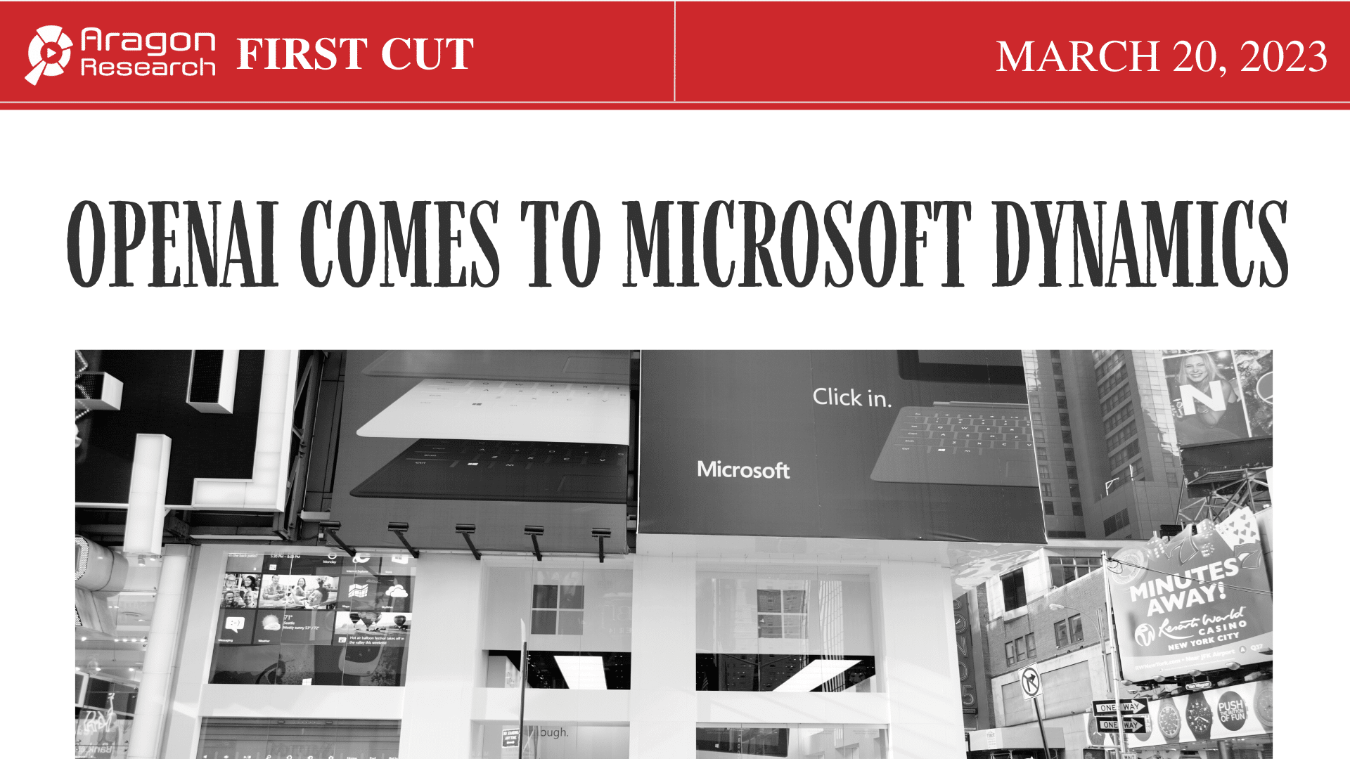 First Cut: OpenAI Comes to Microsoft Dynamics