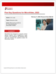 Key Questions and Answers on MicroVideo
