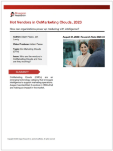 Hot Vendors in CoMarketing Clouds, 2023 
