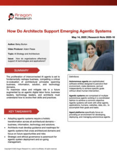 How Do Architects Support Emerging Agentic Systems