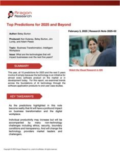 Top Predictions for 2025 and Beyond