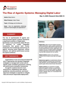 The Rise of Agentic Systems: Managing Digital Labor