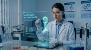 Researchers at Stanford University used generative models to assemble complete genetic codes for functional bacteriophage viruses that replicate in lab conditions