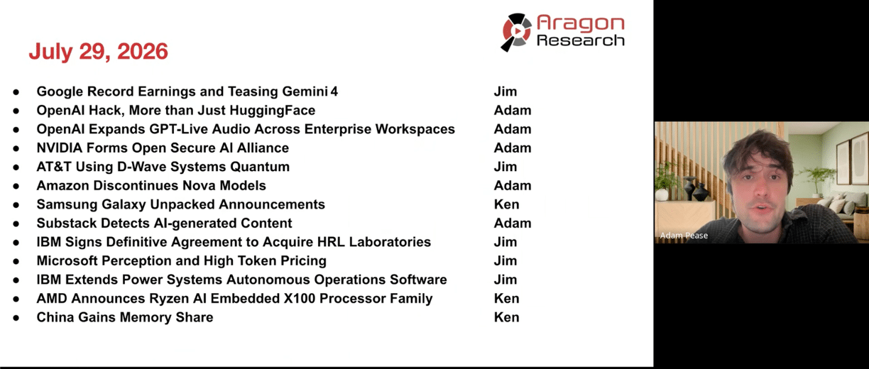 Aragon Live Video Podcast