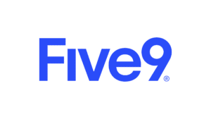 Five9 logo 2025 R blue